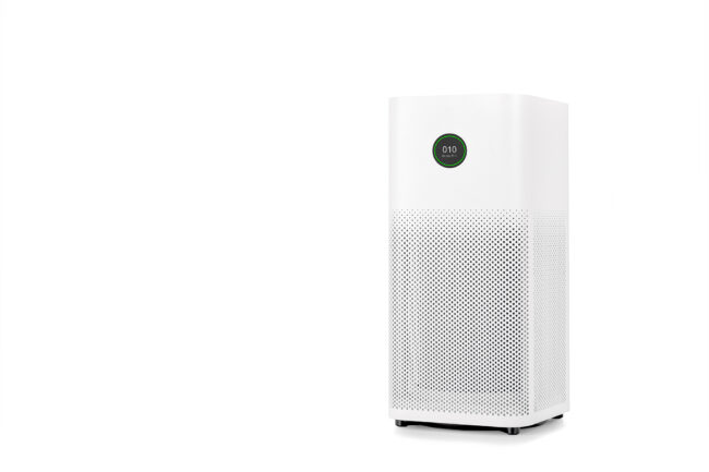 Air purifier with filter for cleaner removing fine dust PM2.5 is